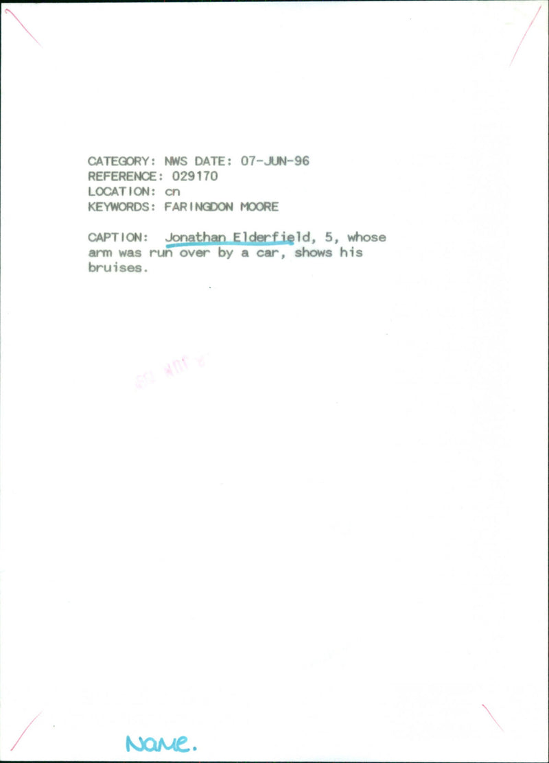 Jonathan Elderfield - Vintage Photograph