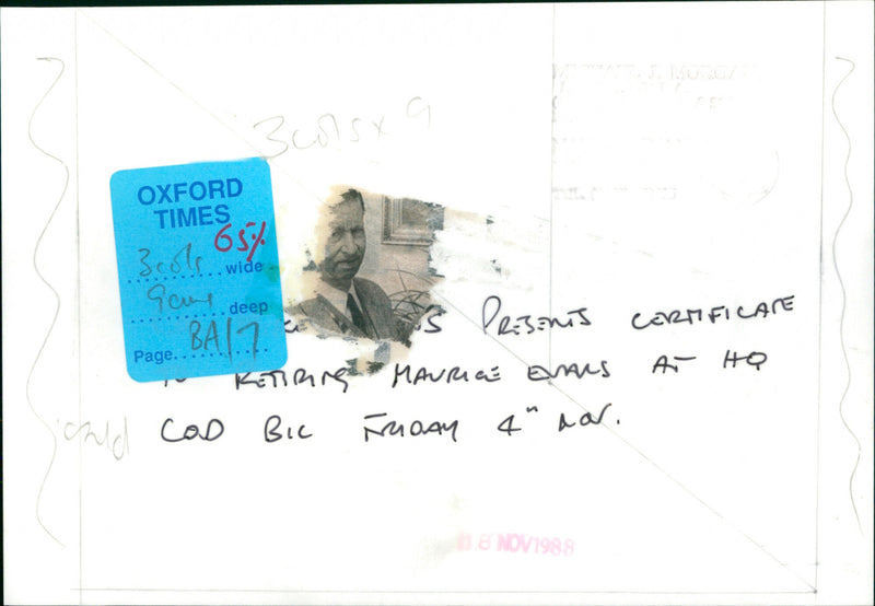 Maurice Evans - Vintage Photograph