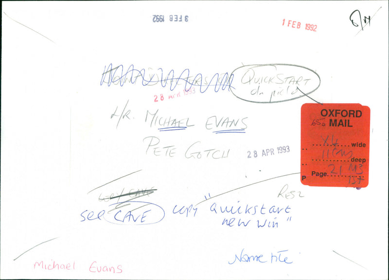 Michael Evans - Vintage Photograph