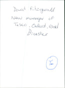 David Fitzgerald - Vintage Photograph