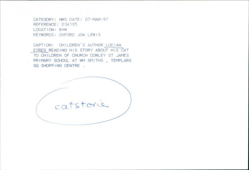 Lucian Eyres - Vintage Photograph