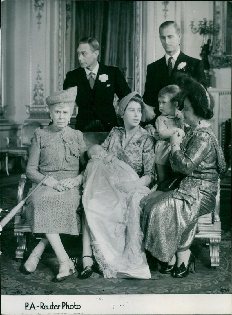 Christening of Princess Anne - Vintage Photograph