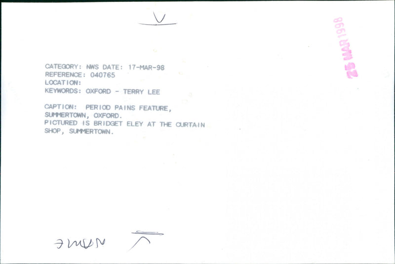 Bridget Eley - Vintage Photograph