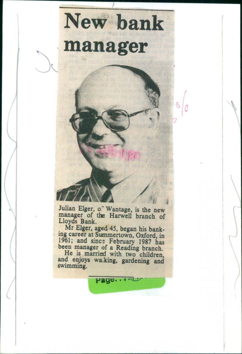 Julian Elger - Vintage Photograph