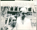 Indira Gandhi and Rajiv Gandhi - Vintage Photograph