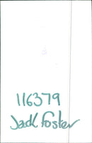 Jack Foster - Vintage Photograph