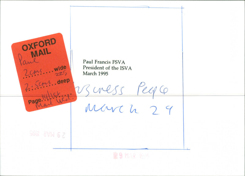 Paul Francis - Vintage Photograph