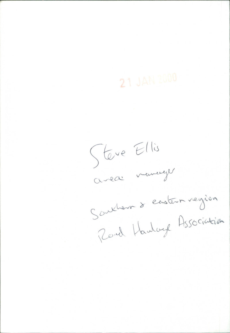 Steve Ellis - Vintage Photograph