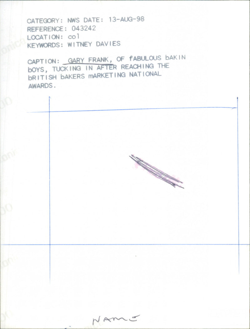 Gary Frank - Vintage Photograph