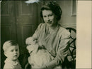 Queen Elizabeth II, Prince Charles and Princess Anne - Vintage Photograph