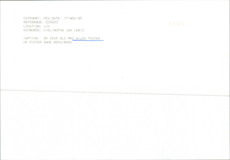 Hilda Foster - Vintage Photograph