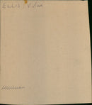 Ellis Vivian - Vintage Photograph