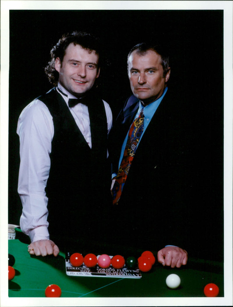 Chris Ellison , Jimmy White - Vintage Photograph