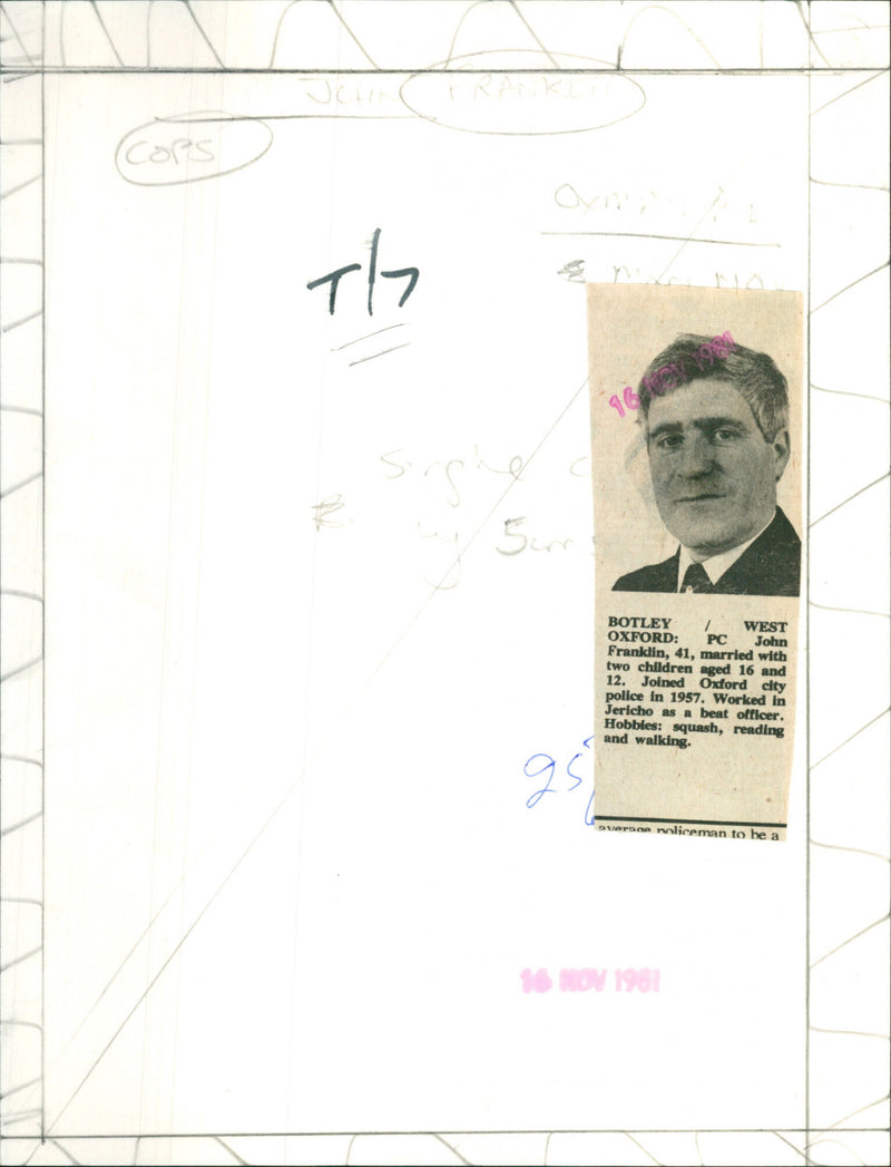 John Franklin - Vintage Photograph