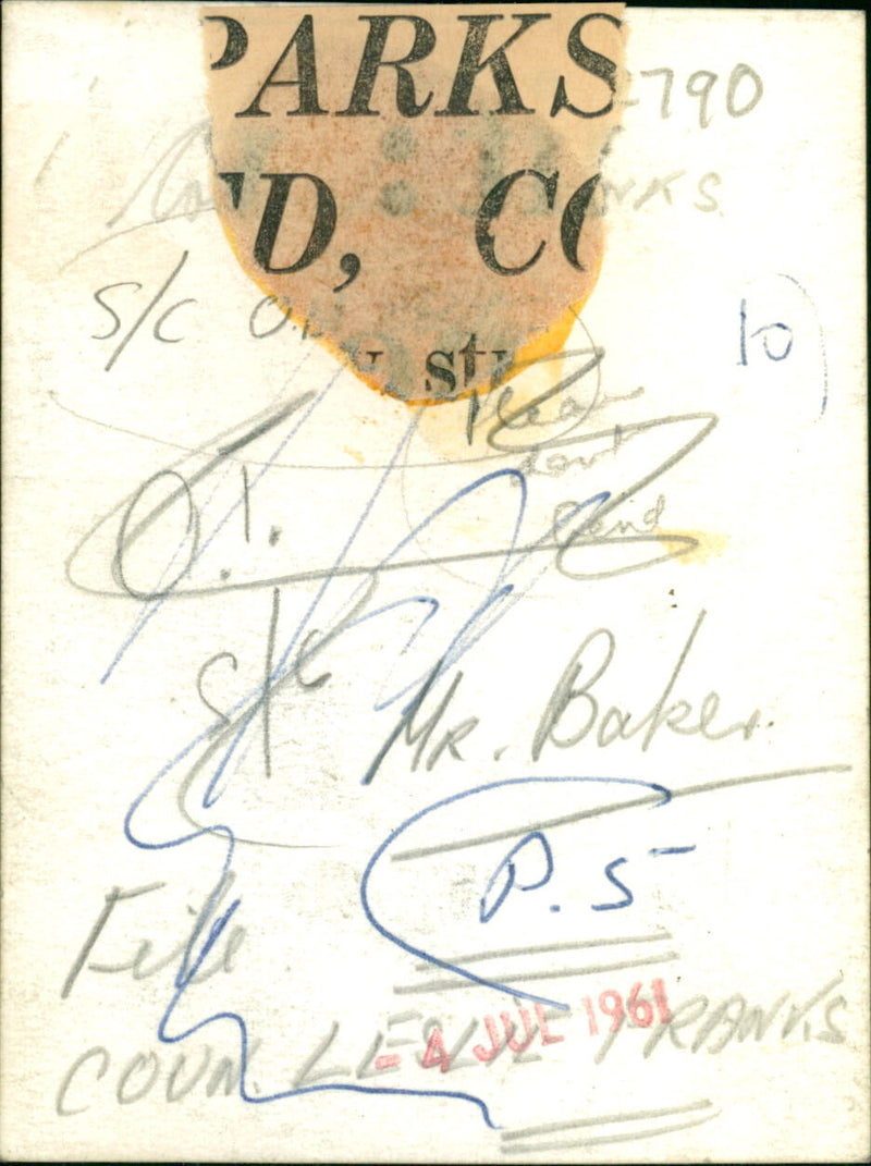 Leslie Franks - Vintage Photograph