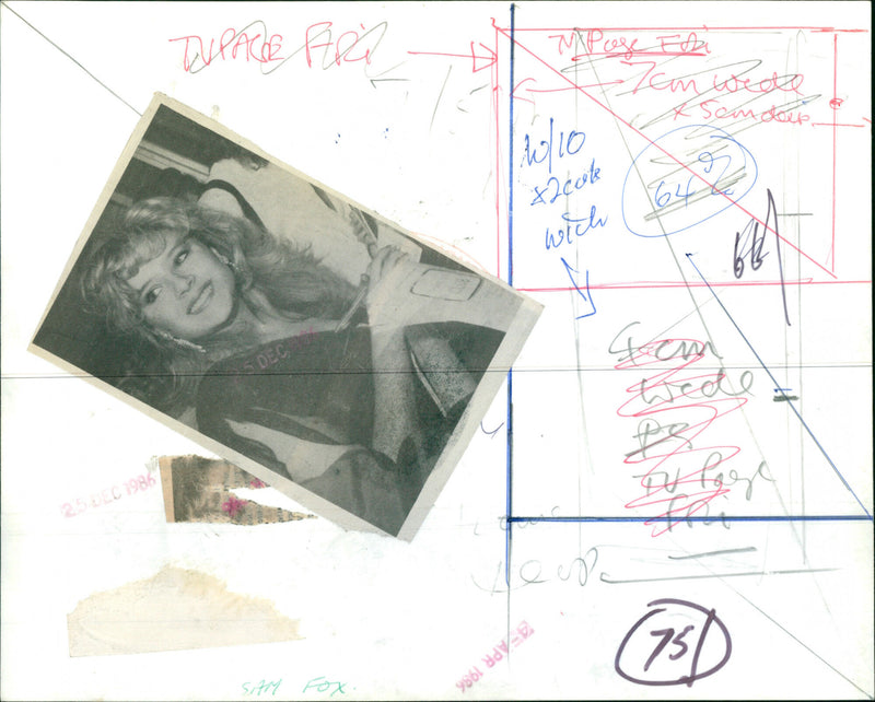 Samantha Fox - Vintage Photograph