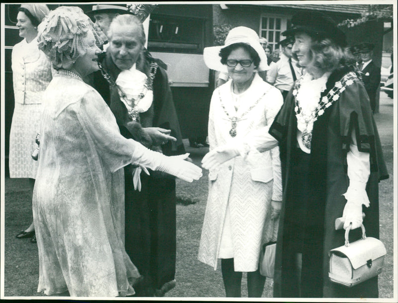 Queen Elizabeth The Queen Mother - Vintage Photograph