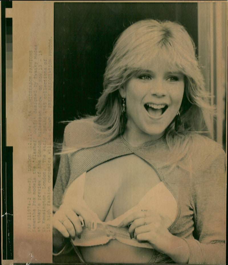 Samantha Fox - Vintage Photograph