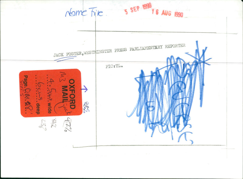 Jack Foster - Vintage Photograph