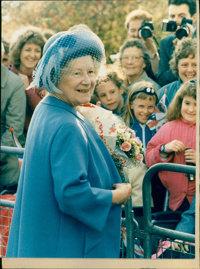 Queen Elizabeth The Queen Mother - Vintage Photograph