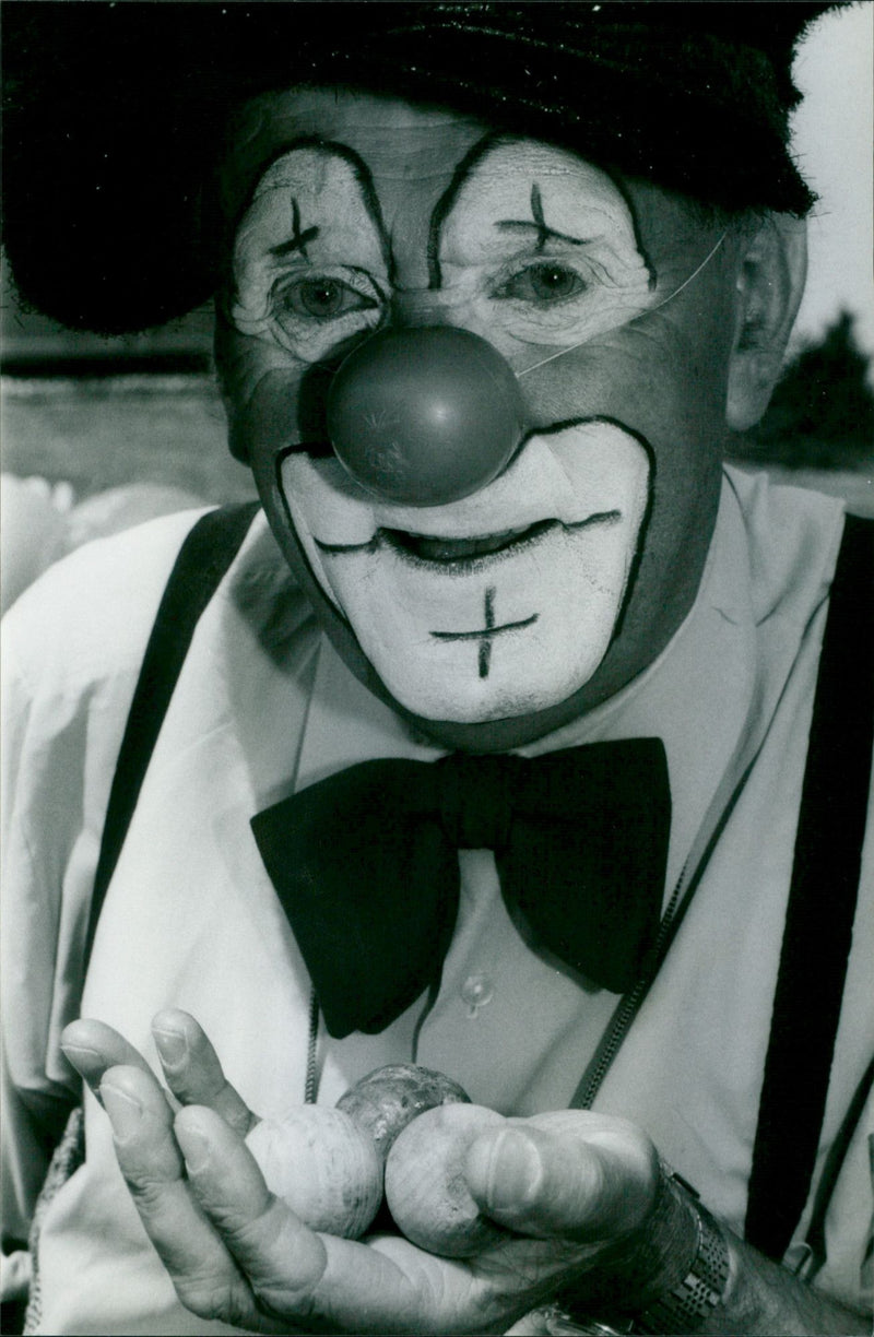 Franko the clown - Vintage Photograph