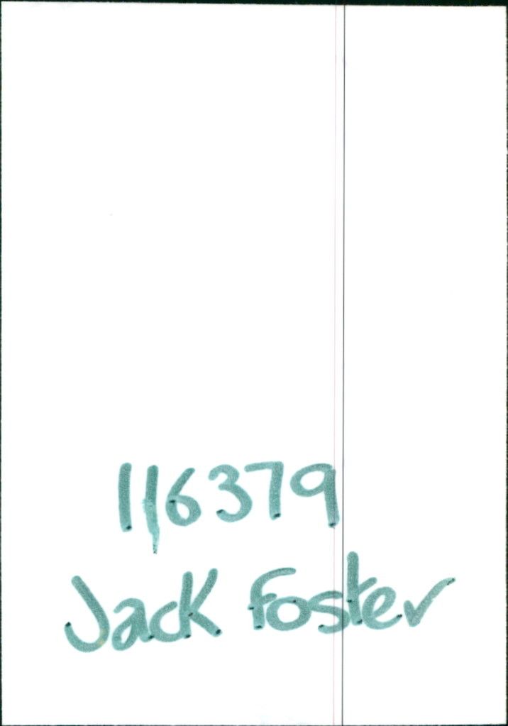 Jack Foster - Vintage Photograph