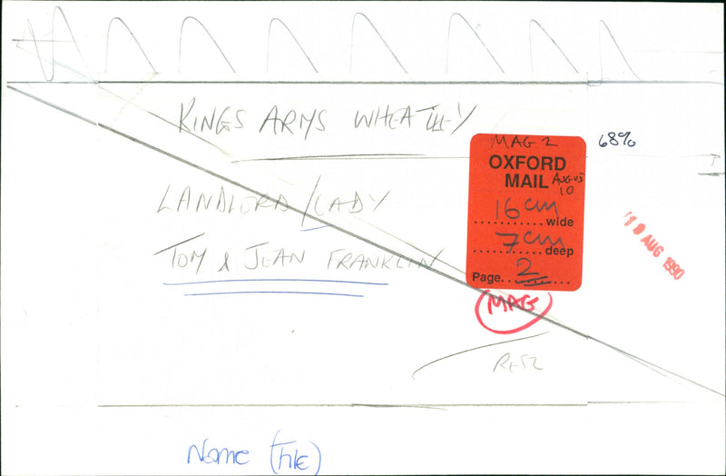 Tom & Jean Franklin - Vintage Photograph