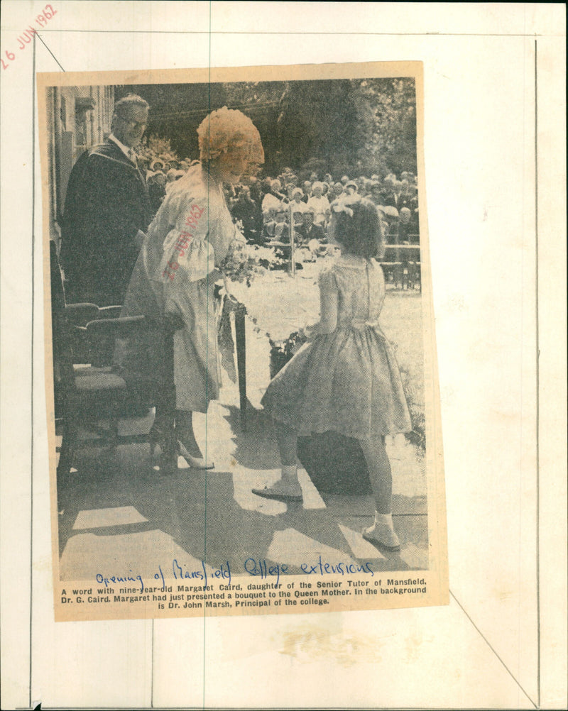 Queen Elizabeth The Queen Mother - Vintage Photograph