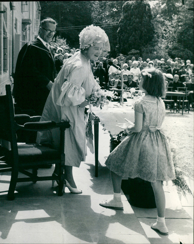 Queen Elizabeth The Queen Mother - Vintage Photograph