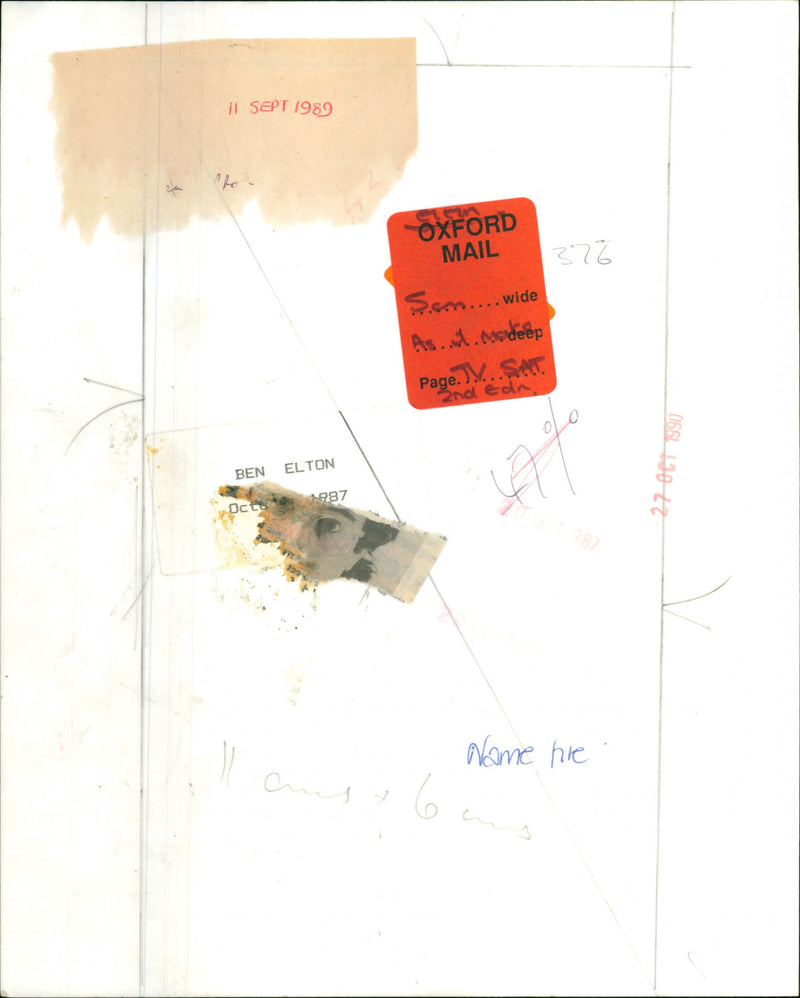 Ben Elton - Vintage Photograph