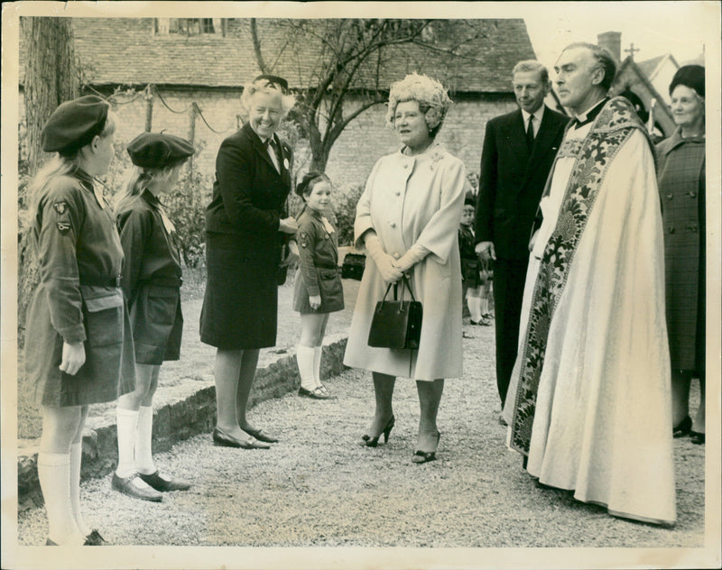 Queen Elizabeth The Queen Mother - Vintage Photograph