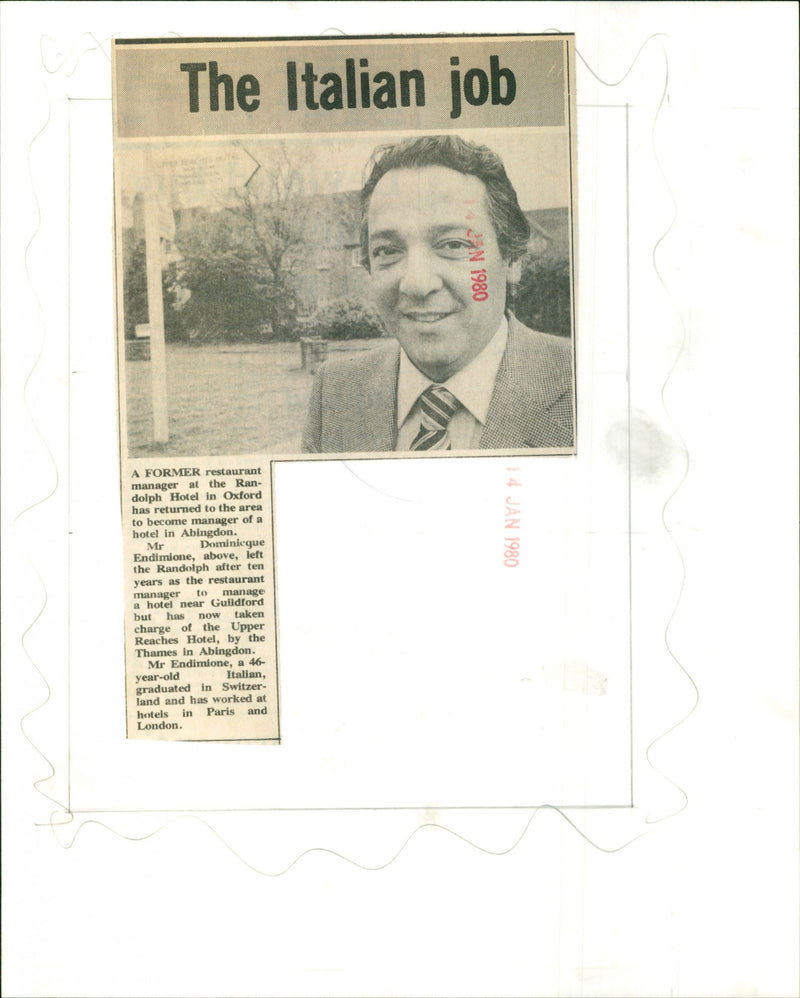 Dominicque Endimione - Vintage Photograph