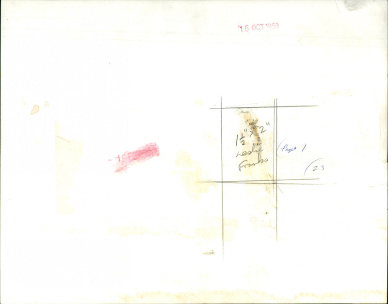 Leslie Franks - Vintage Photograph