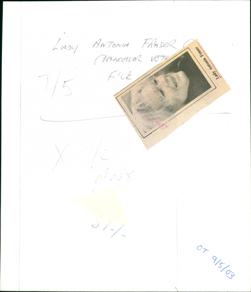 Antonia Fraser - Vintage Photograph