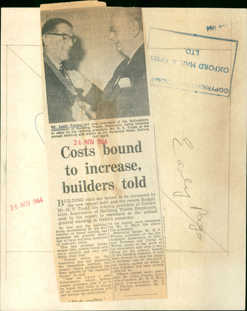 Leslie Franks - Vintage Photograph