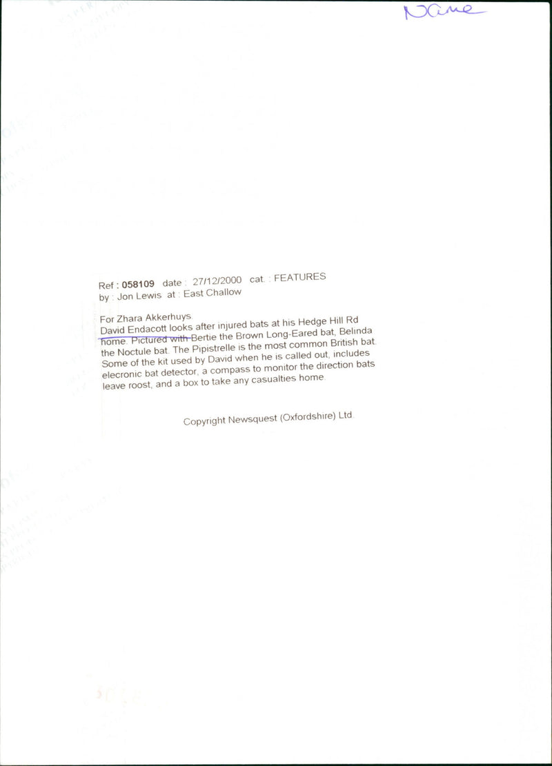 David Endacott - Vintage Photograph