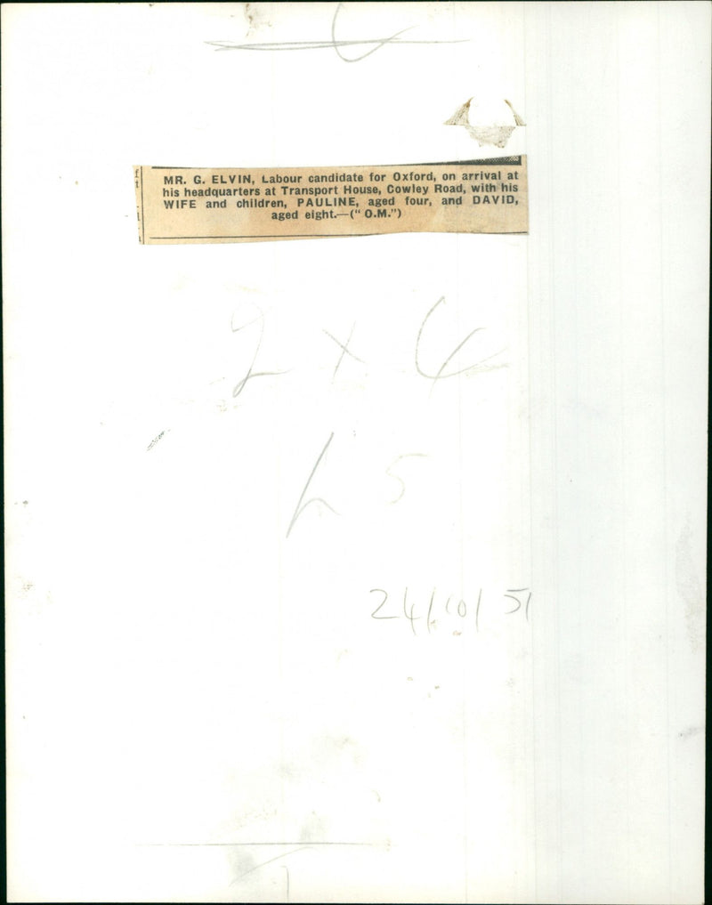 Mr. G. Elvin - Vintage Photograph