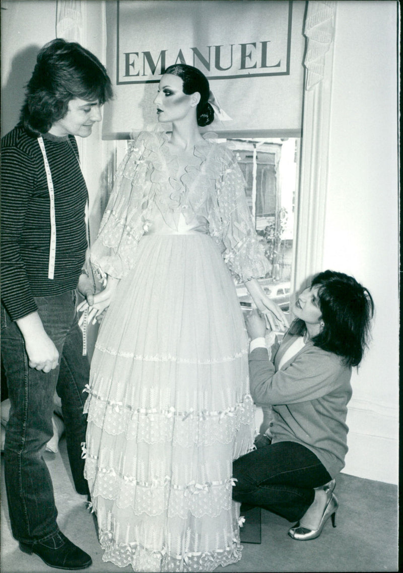David, and Elizabeth Emanuel - Vintage Photograph