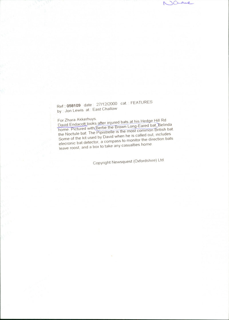 David Endacott - Vintage Photograph