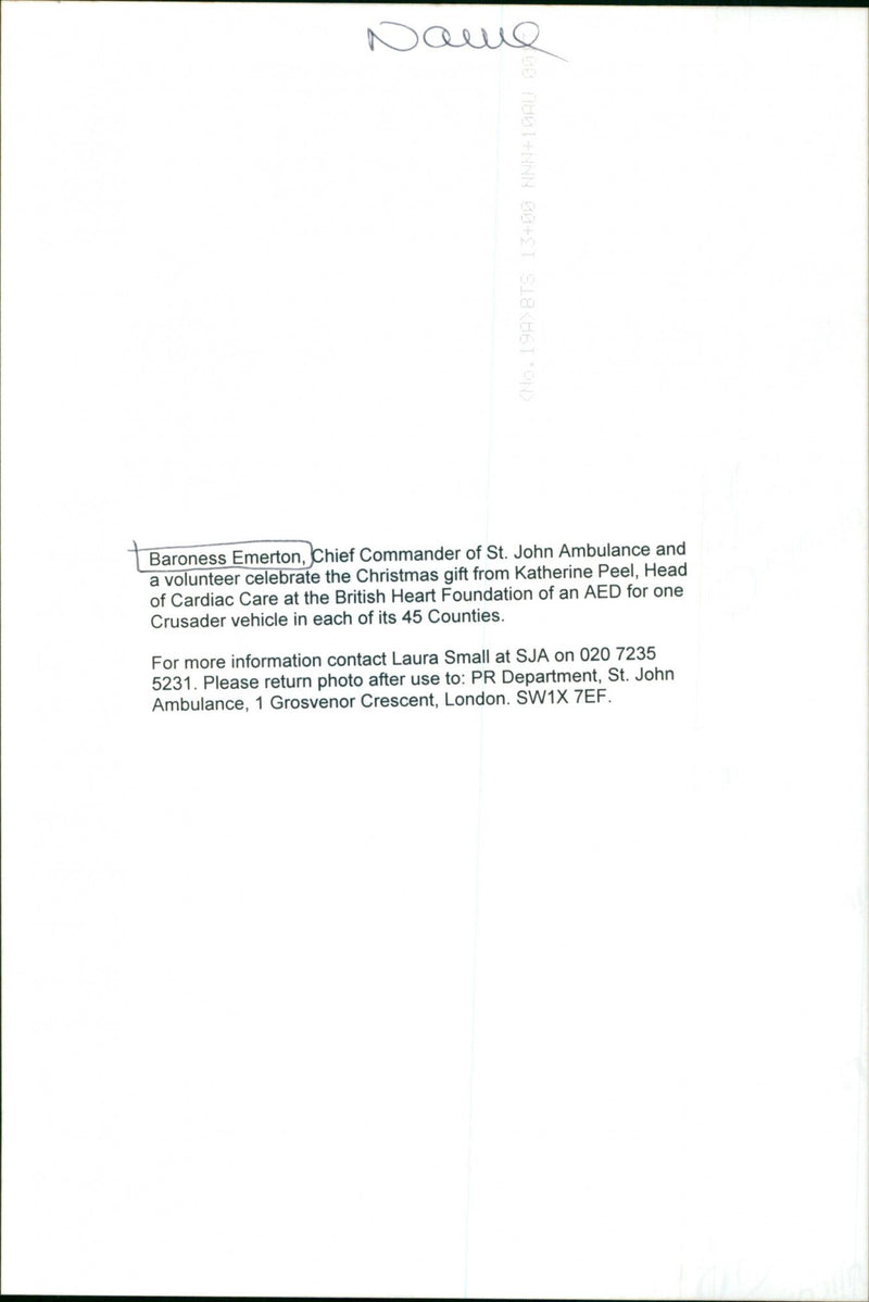 Baroness Emerton - Vintage Photograph