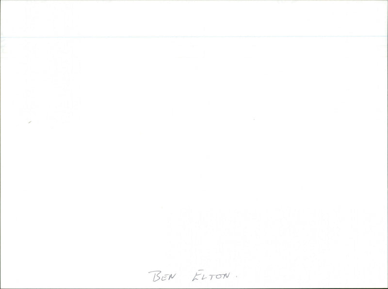 Ben Elton - Vintage Photograph