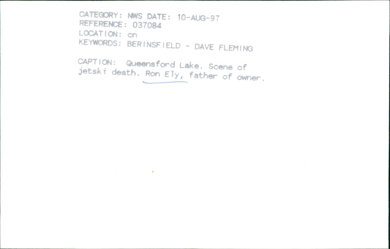 Ron Ely - Vintage Photograph