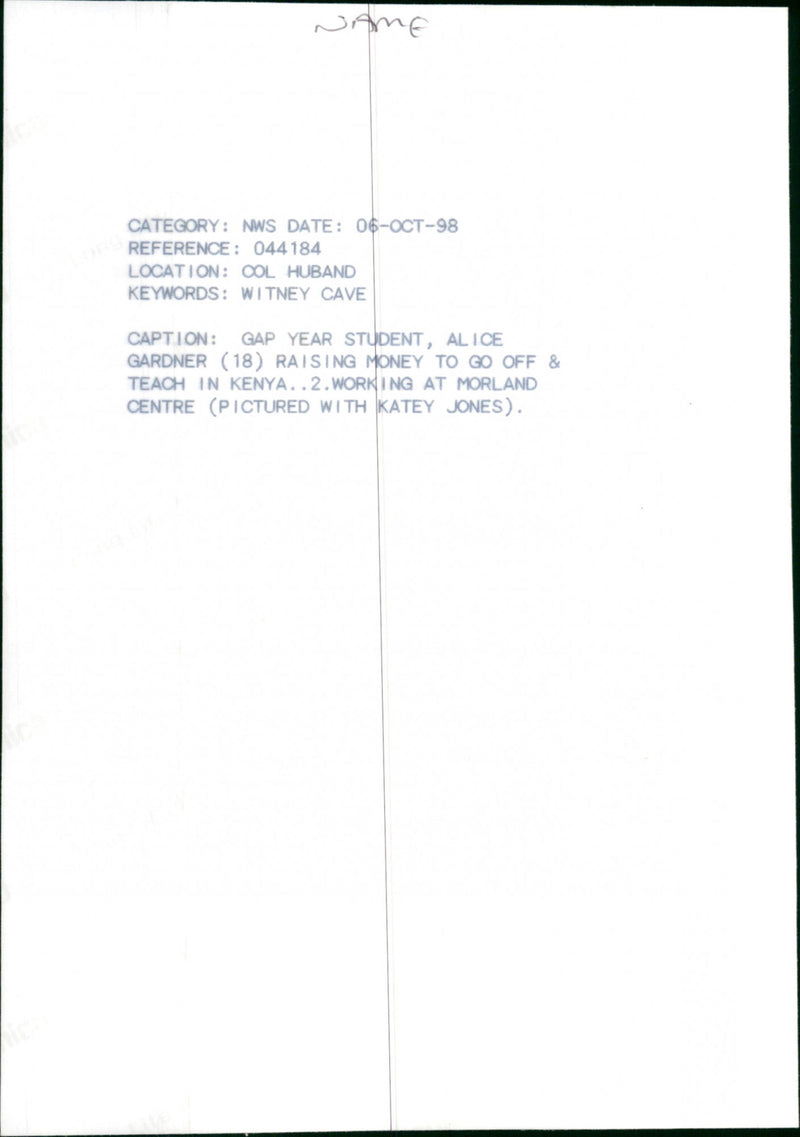 Alice Gardner - Vintage Photograph