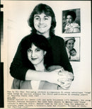 David, Wife Elizabeth and Emmanuel the young mayfair designers - Vintage Photograph