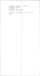 Amy Gardner - Vintage Photograph