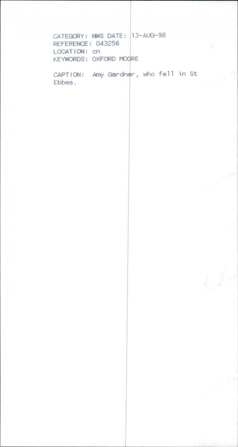 Amy Gardner - Vintage Photograph