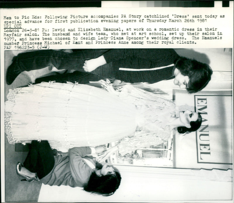 Emmanuel, David and Elizabeth - Vintage Photograph