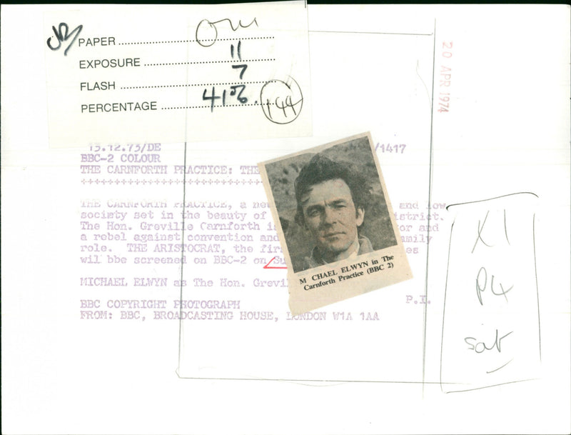 Michael Elwyn - Vintage Photograph