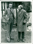 Michael Elwyn and Maurice Denham - Vintage Photograph