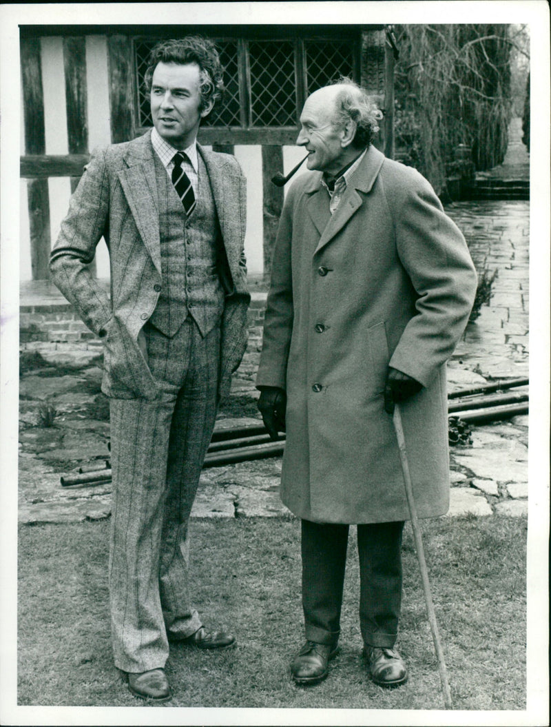 Michael Elwyn and Maurice Denham - Vintage Photograph